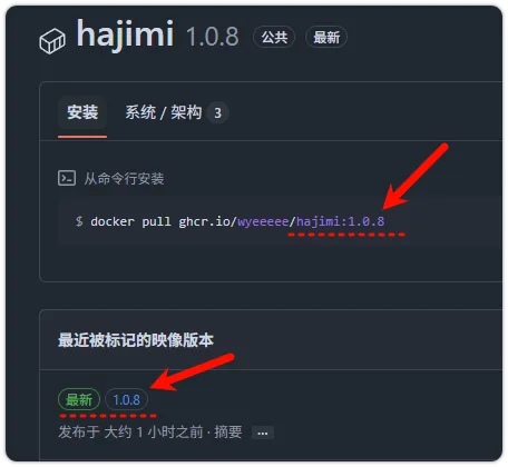 Hajimi 镜像发布页面